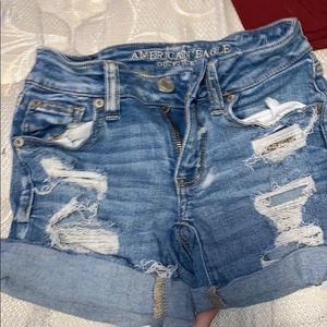 american eagle jean shorts